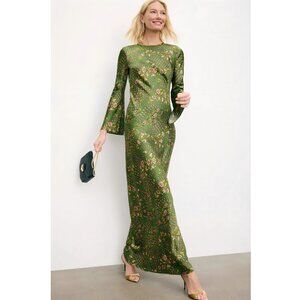 Veronica Beard Gemma Silk-Blend Satin Maxi Dress